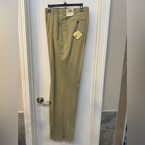 Charleston Khakis Men's Tan Khaki Pants Size 38